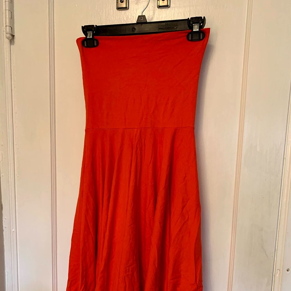 J Crew strapless sun dress